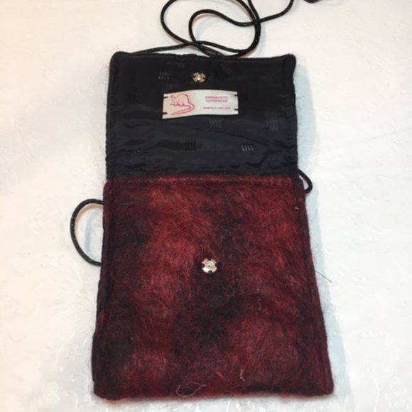Handmade Hand Dyed Felted Crossbody/Purse Bag From Martha's Vineyard LIKE NEW - Picture 1 of 8